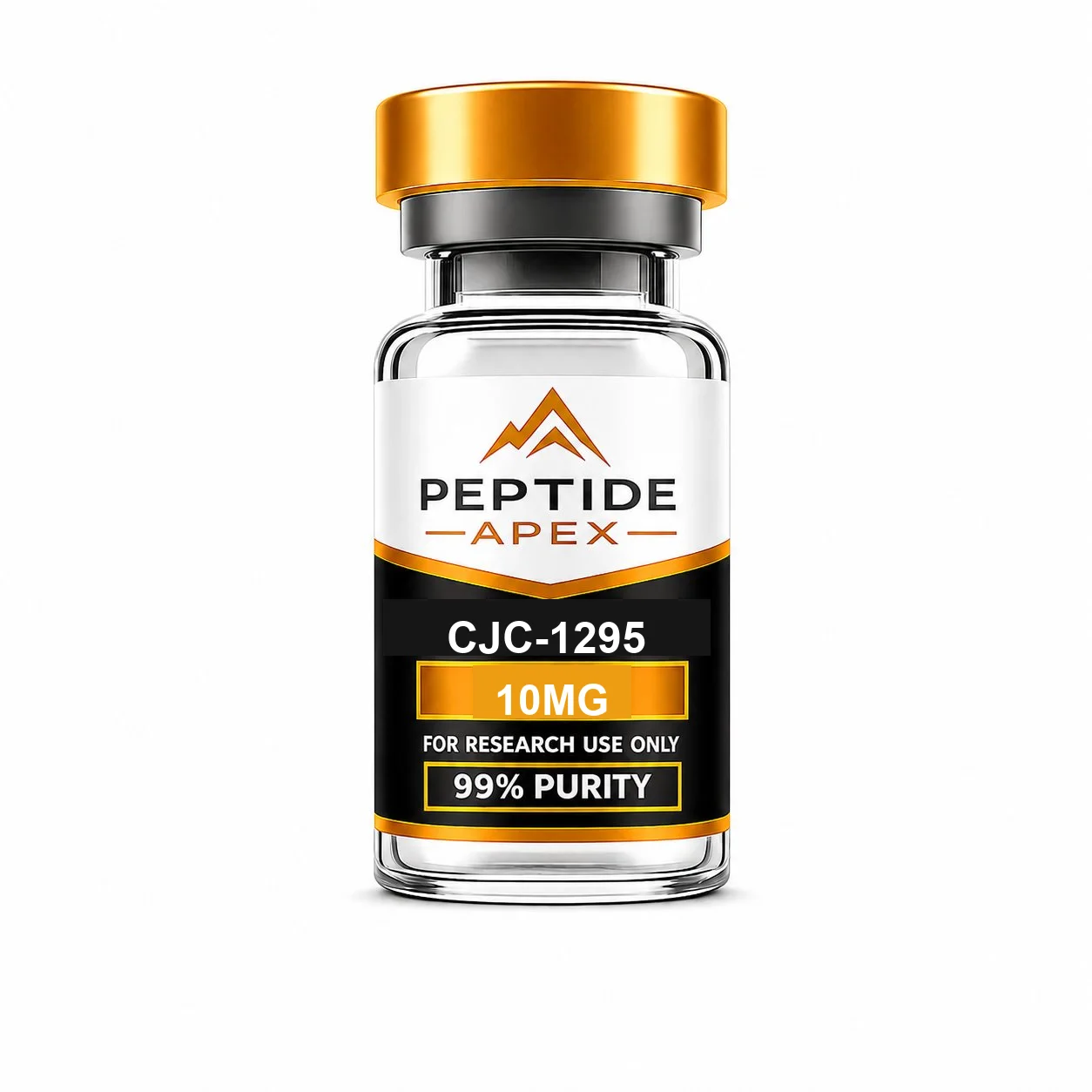 CJC-1295 product gallery image for growth hormone pathway research peptide: CJC-1295 without DAC is commonly studied for shorter-acting GHRH pathway signaling.