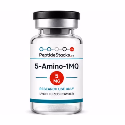5-Amino-1MQ 5 MG PeptideStacks.ca clear 3 mL vial