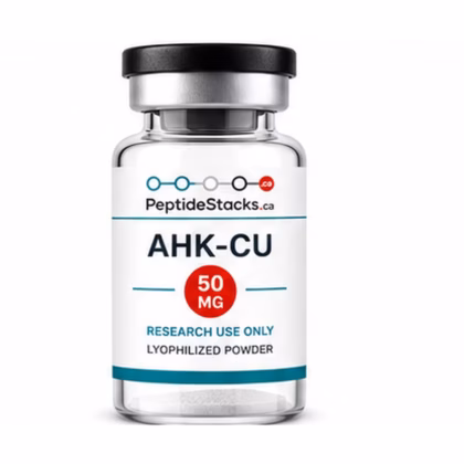 AHK-CU 50 MG PeptideStacks.ca clear 3 mL vial
