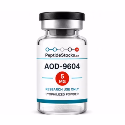 AOD-9604 5 MG PeptideStacks.ca clear 3 mL vial