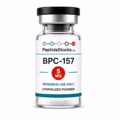 BPC-157 5 MG PeptideStacks.ca clear 3 mL vial