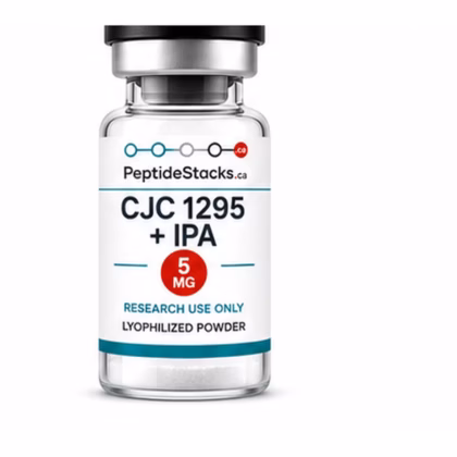 CJC 1295 + IPA 5 MG PeptideStacks.ca clear 3 mL vial