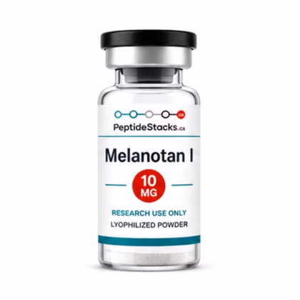 Melanotan I 10 MG PeptideStacks.ca clear 3 mL vial
