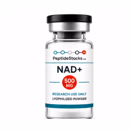 NAD+ 500 MG PeptideStacks.ca clear 3 mL vial