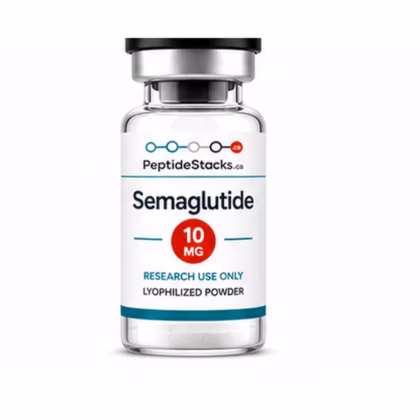 Semaglutide 10 MG PeptideStacks.ca clear 3 mL vial