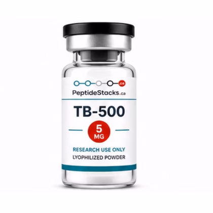 TB-500 5 MG PeptideStacks.ca clear 3 mL vial