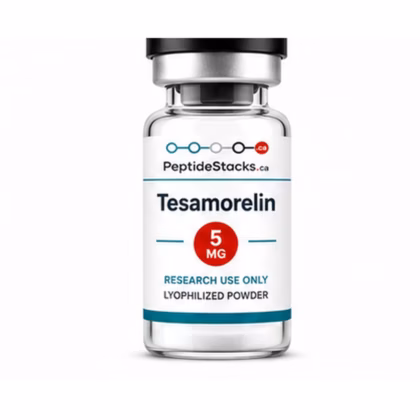 Tesamorelin 5 MG PeptideStacks.ca clear 3 mL vial