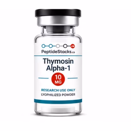 Thymosin Alpha-1 10 MG PeptideStacks.ca clear 3 mL vial