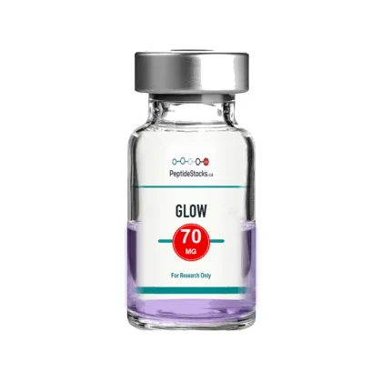GLOW (BPC 157 + GHK-CU) 70 MG PeptideStacks.ca Template 2 Vial