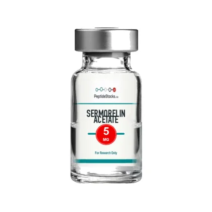 Sermorelin Acetate 5 MG PeptideStacks.ca Template 2 Vial