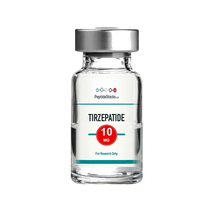 Tirzepatide 10 MG PeptideStacks.ca Template 2 Vial